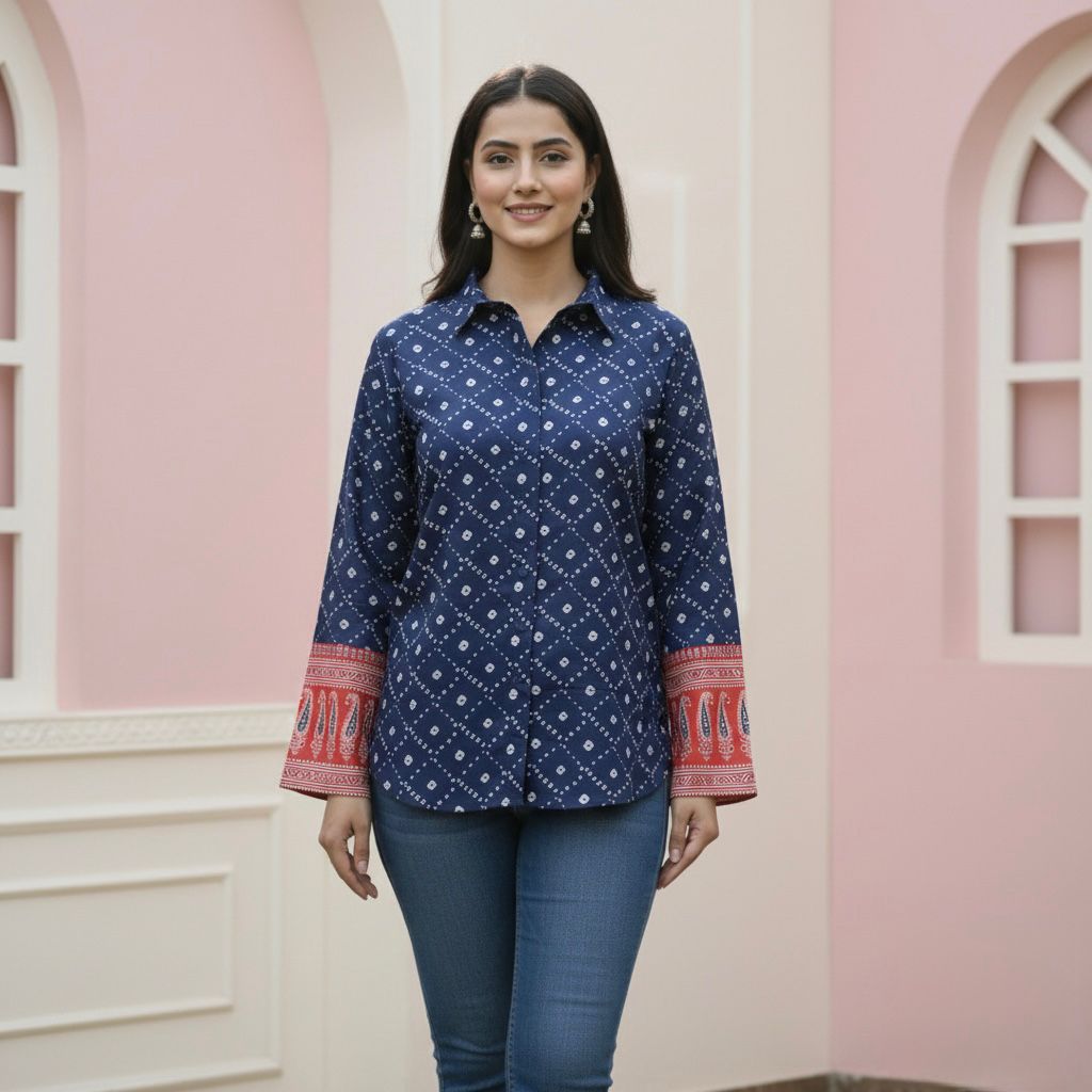 NEEL BANDHEJ KURTA SHIRT