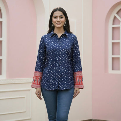 NEEL BANDHEJ KURTA SHIRT