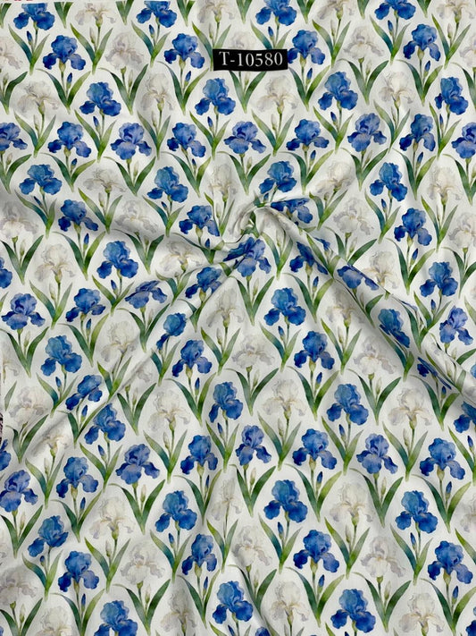 SUPER TRENDING ABSTRACT PRINT SEMI PURE MUSLIN