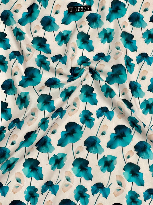 SUPER TRENDING ABSTRACT PRINT SEMI PURE MUSLIN