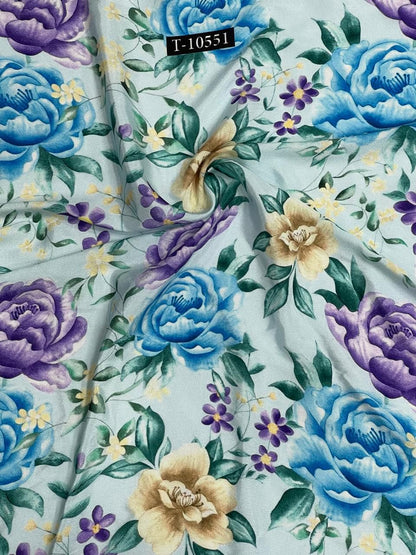 Wholesale FLORAL EXPORT CREPE DIGITAL PRINT | The Wardrobe Fabrics