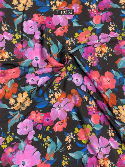 Wholesale FLORAL EXPORT CREPE DIGITAL PRINT | The Wardrobe Fabrics