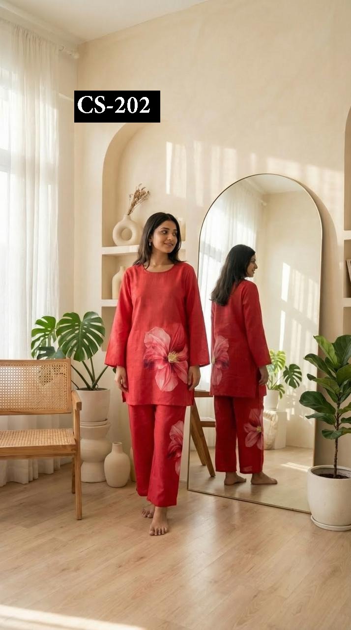 Scarlet Flora - Imported Rayon