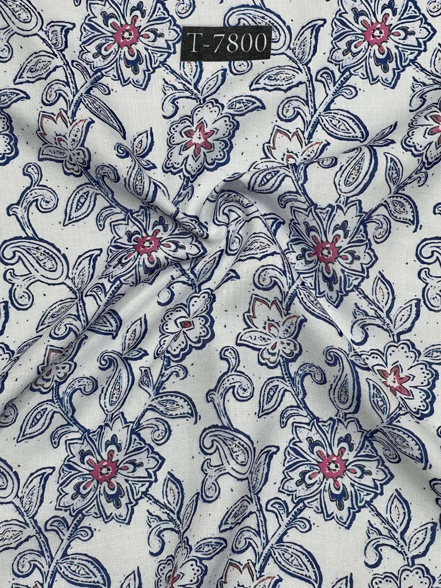 Swiss Cotton Linen Abstract Prints