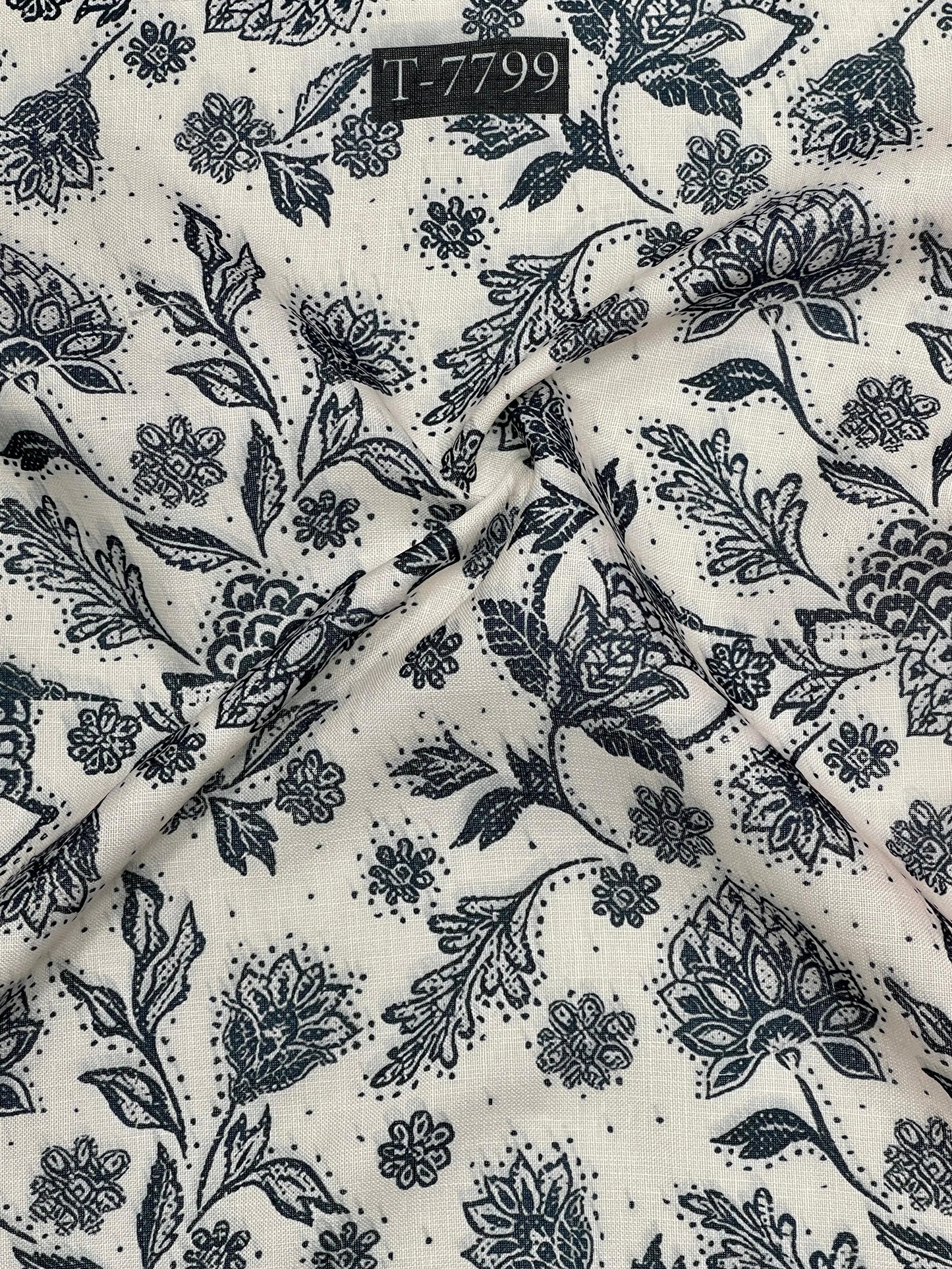 Swiss Cotton Linen Abstract Prints
