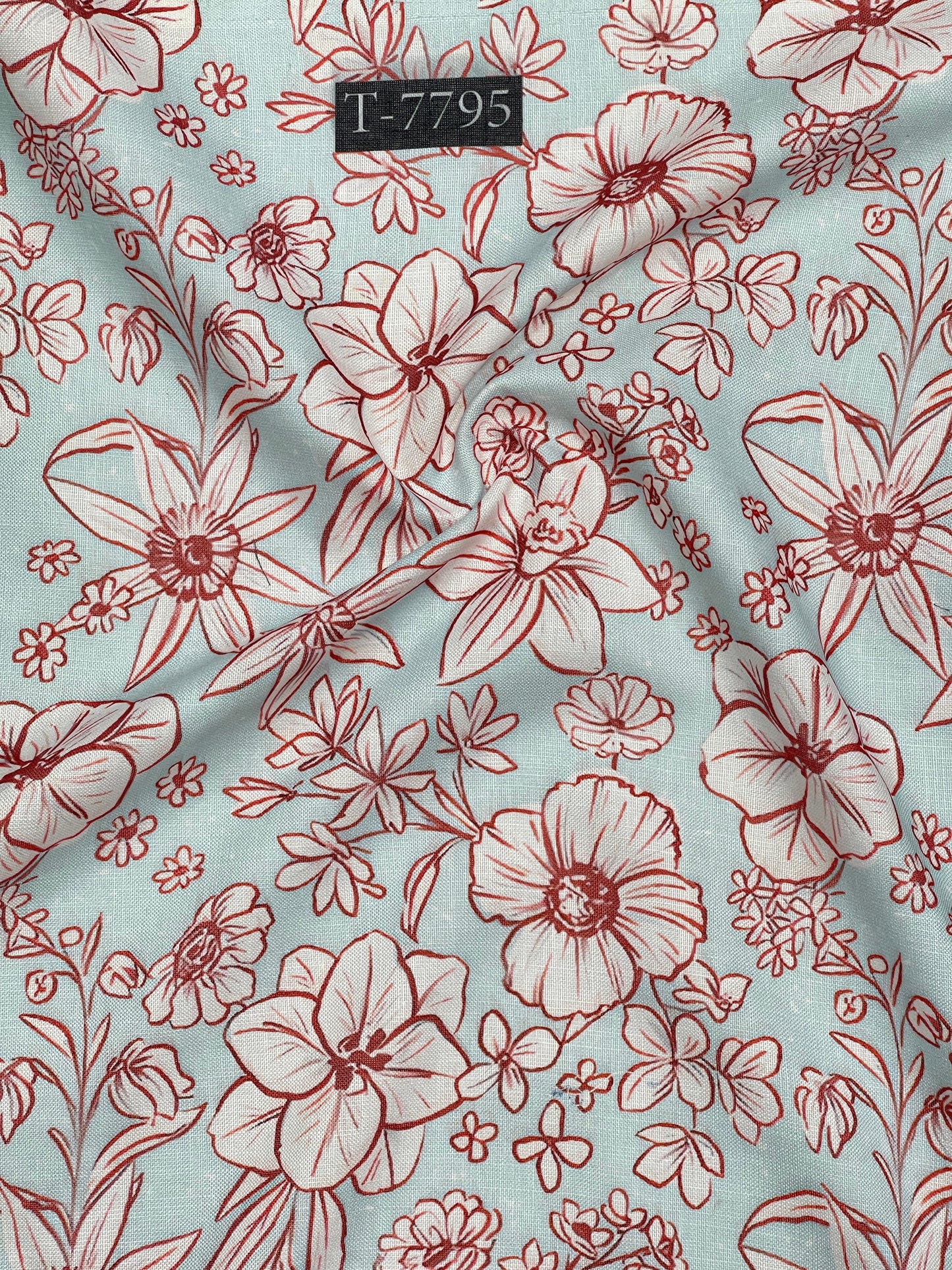 Swiss Cotton Linen Abstract Prints