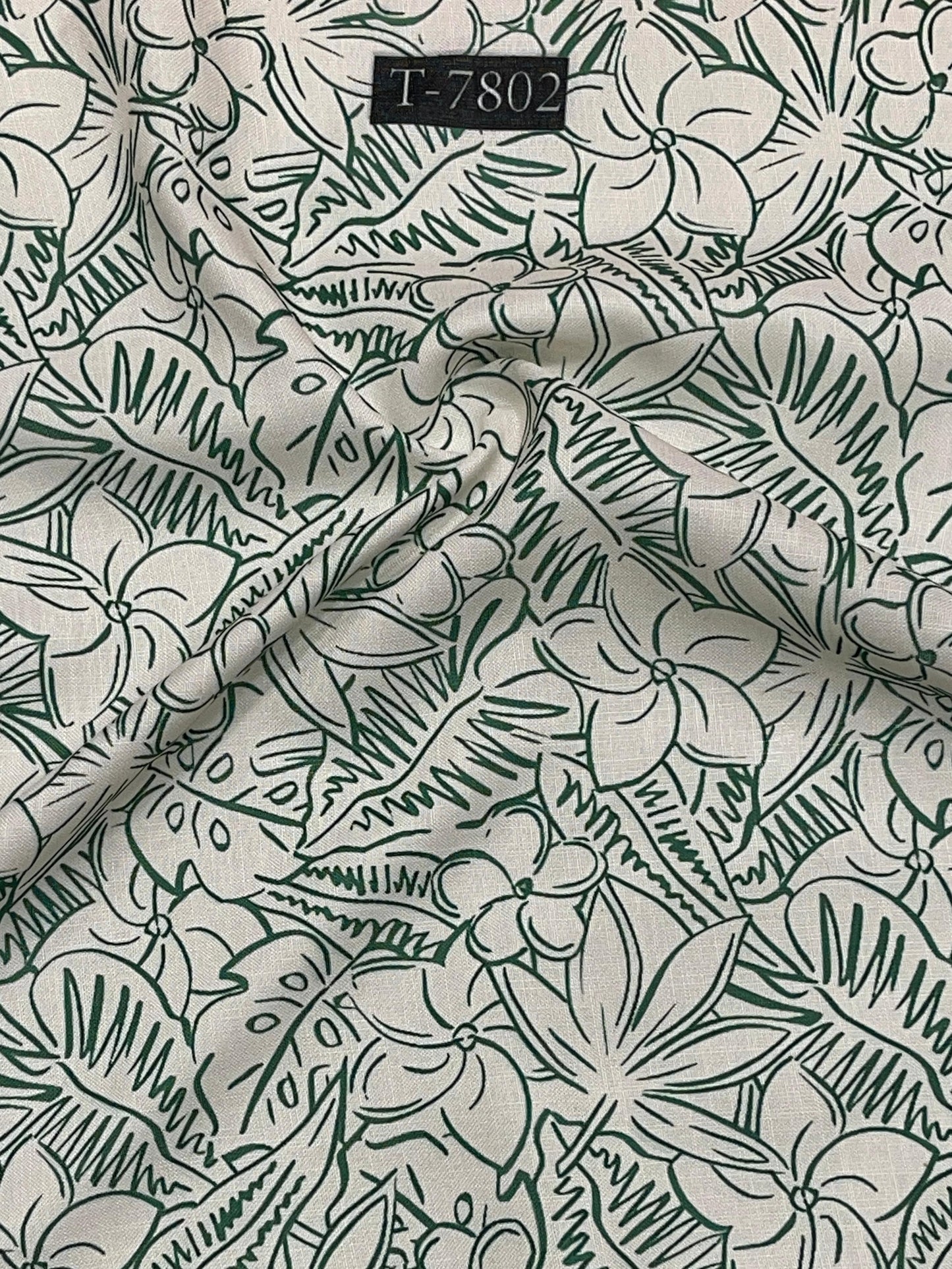Swiss Cotton Linen Abstract Prints