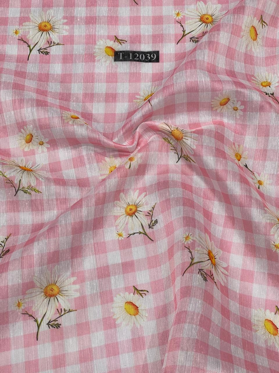 Daisy Gingham Print