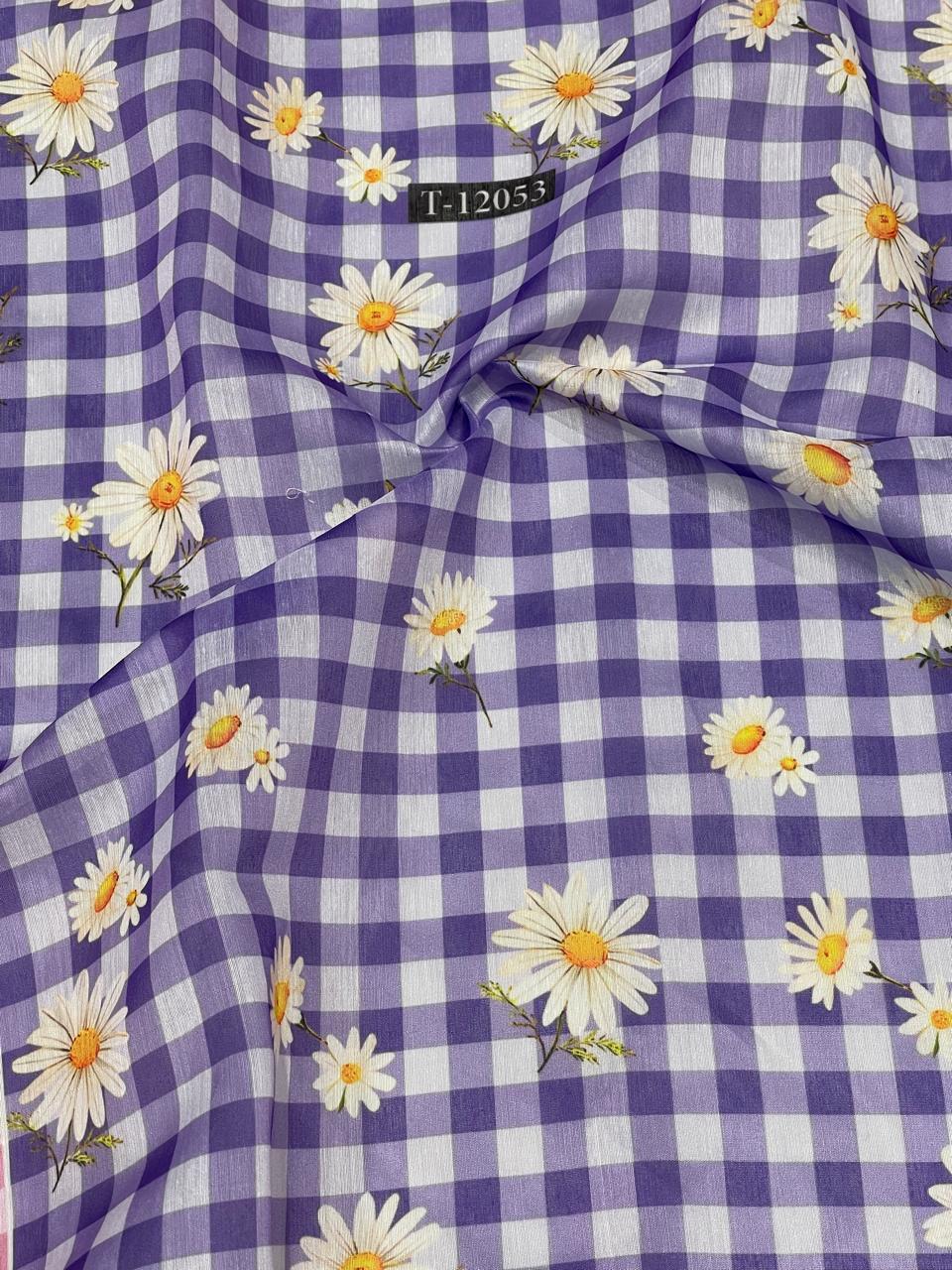 Daisy Gingham Print