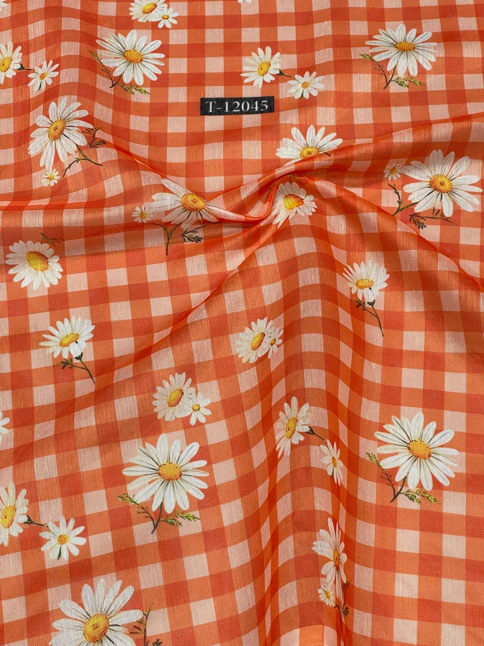 Daisy Gingham Print