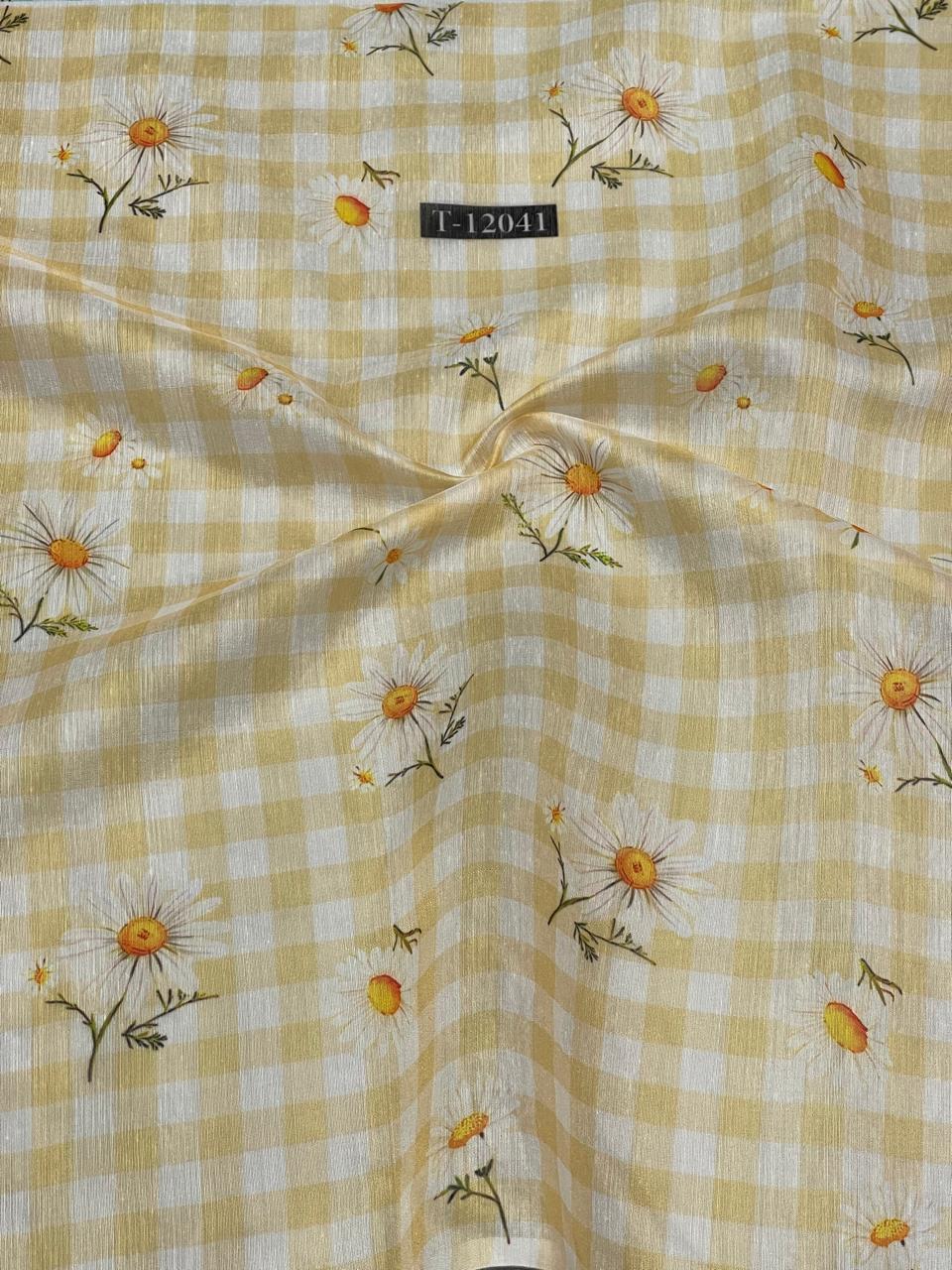 Daisy Gingham Print