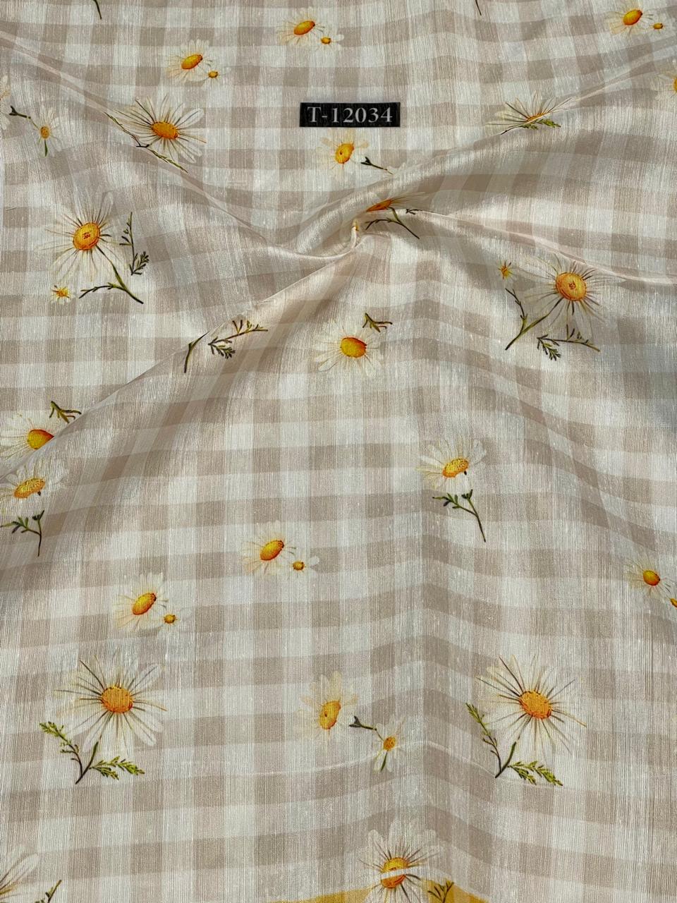 Daisy Gingham Print