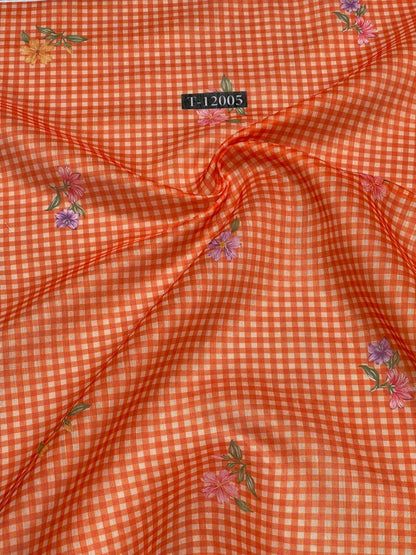 Wholesale Blossom Gingham Prints | The Wardrobe Fabrics