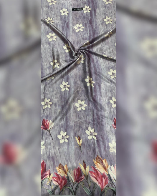 Japan Satin Abstract Digital Prints