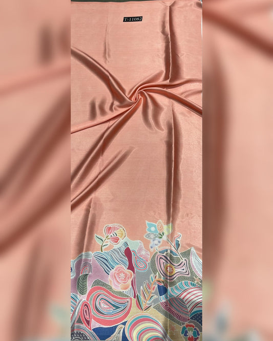 Japan Satin Abstract Digital Prints