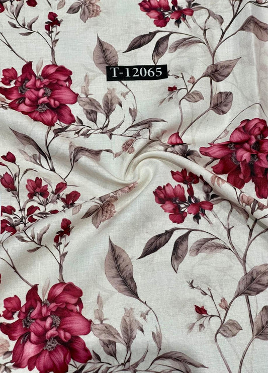 POLY COTTON SOFT FLORAL PRINTS