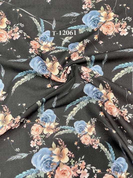 POLY COTTON SOFT FLORAL PRINTS