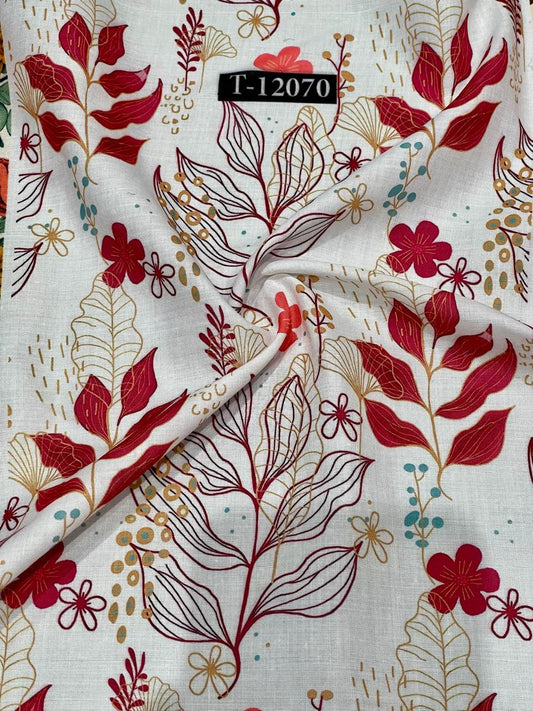 POLY COTTON SOFT FLORAL PRINTS