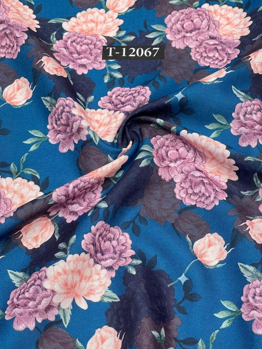 POLY COTTON SOFT FLORAL PRINTS