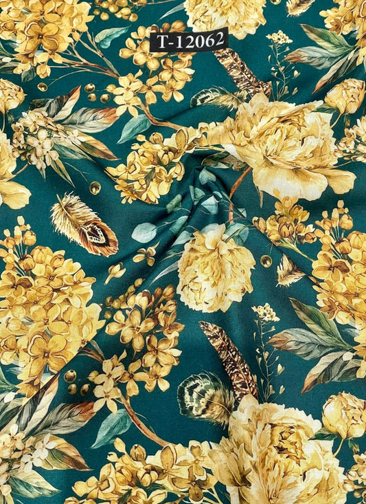 POLY COTTON SOFT FLORAL PRINTS