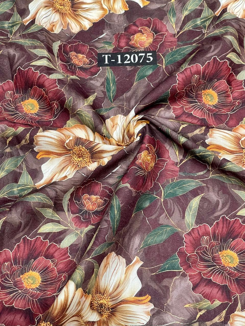 Soft Poly Cotton Floral Digital Prints