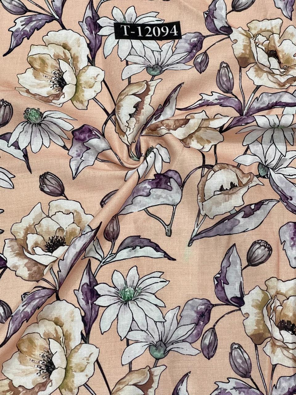 Soft Poly Cotton Floral Digital Prints