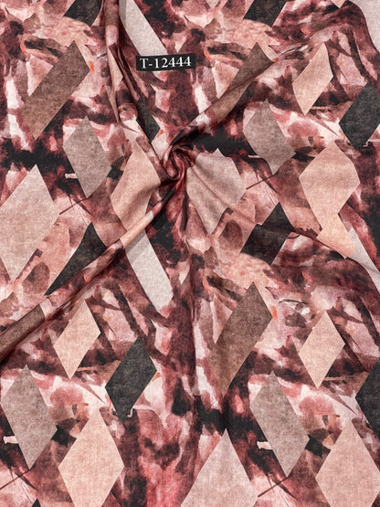 Wholesale Semi Pure Muslin Beautiful Trendy Abstract Digital Prints | The Wardrobe Fabrics