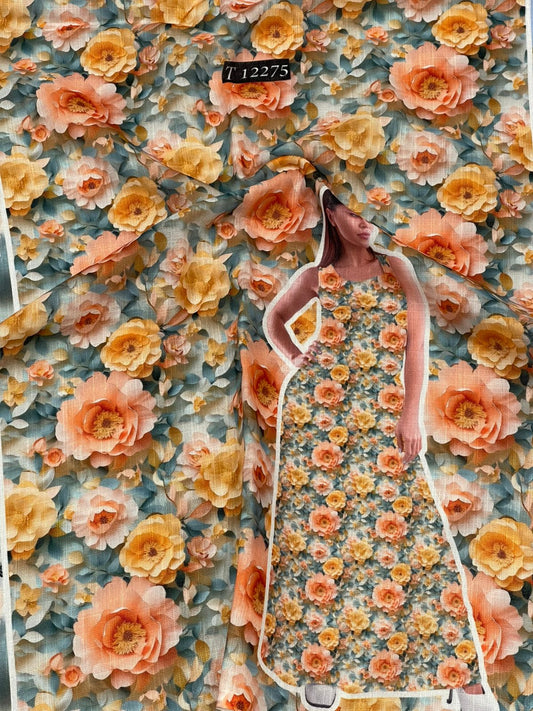 Cotton Linen Summer Cool Trendy Design Prints