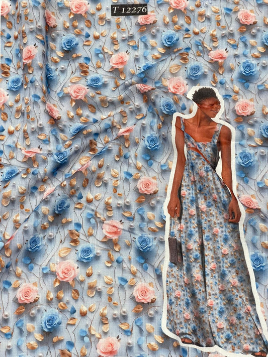 Cotton Linen Summer Cool Trendy Design Prints