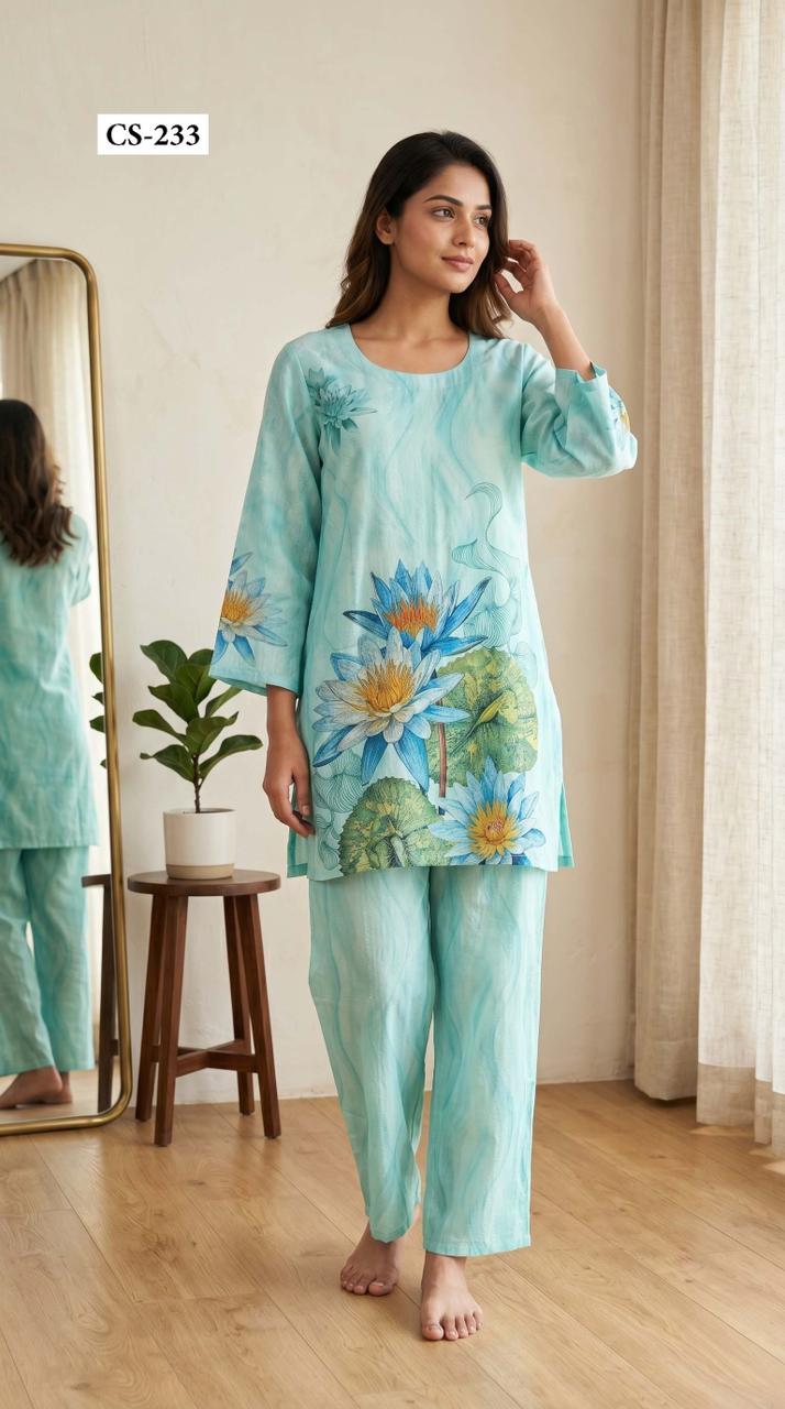 RIYA PURE MUSLIN CORDSET