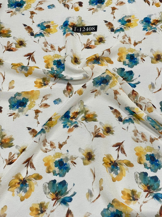 Georgette Floral Digital Prints