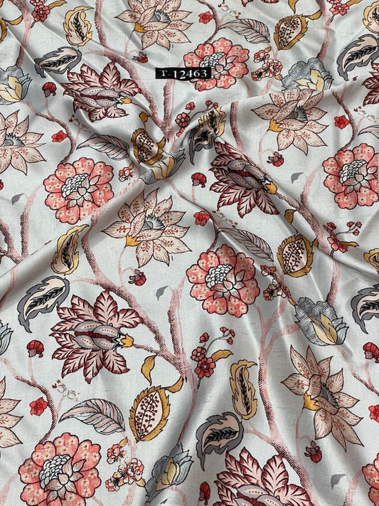 Japan Satin Floral Digital Prints