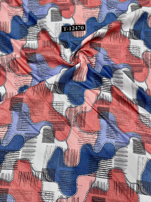 Poly Rayon Designer Abstract Collections