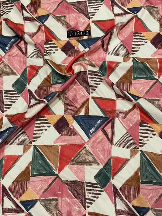 Poly Rayon Designer Abstract Collections