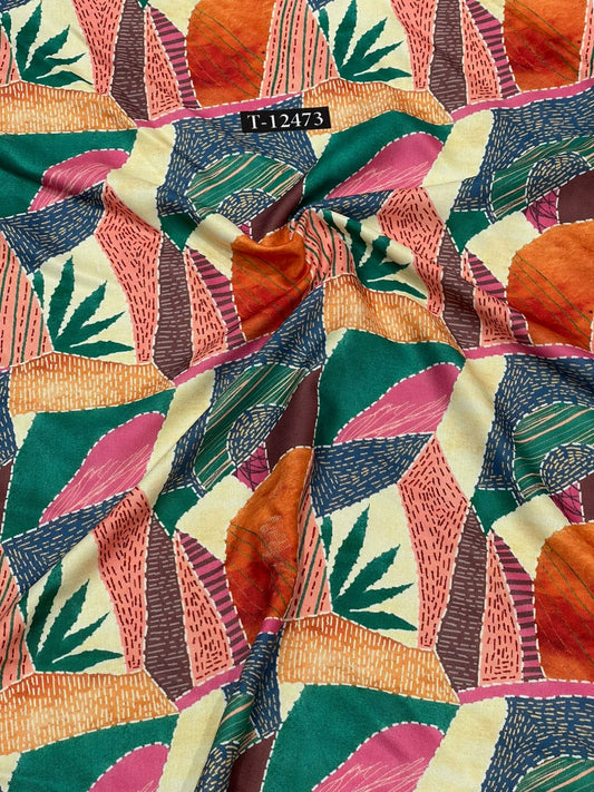 Poly Rayon Designer Abstract Collections