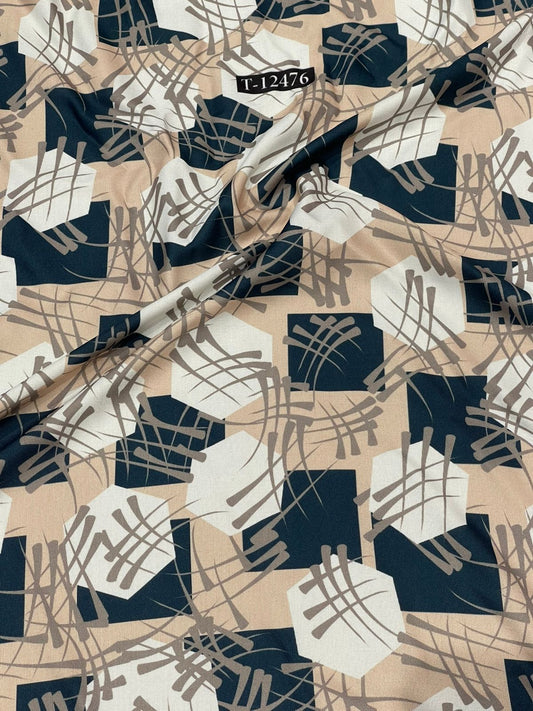 Poly Rayon Designer Abstract Collections
