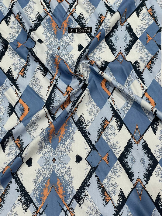 Poly Rayon Designer Abstract Collections