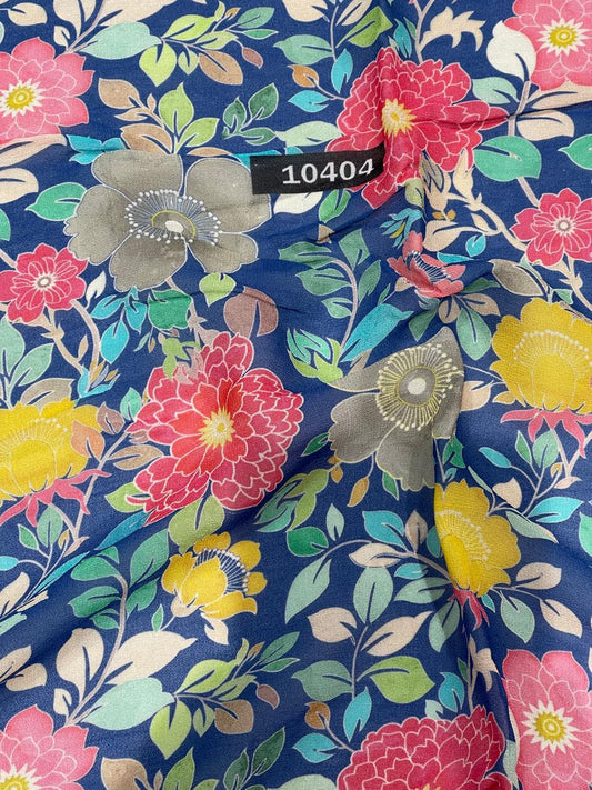 Pure Georgette Floral Digital Prints