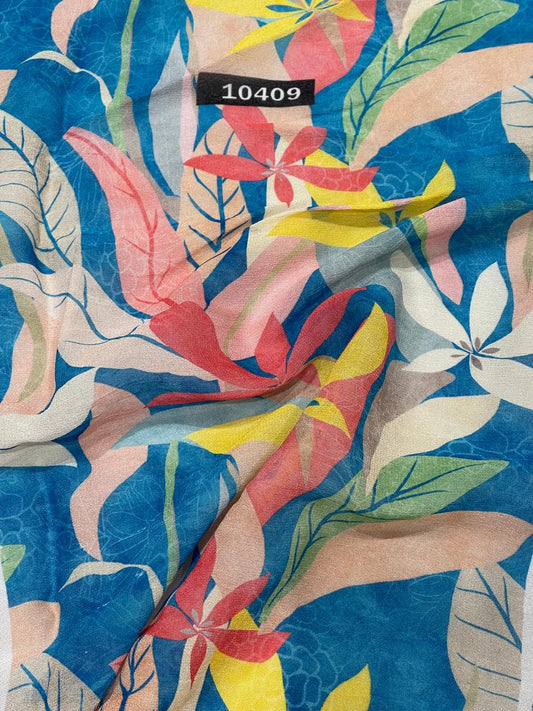 Pure Georgette Floral Digital Prints