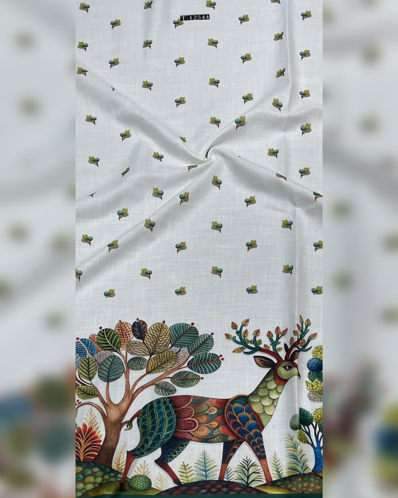 Swiss Linen Embroidery Style Daman Prints