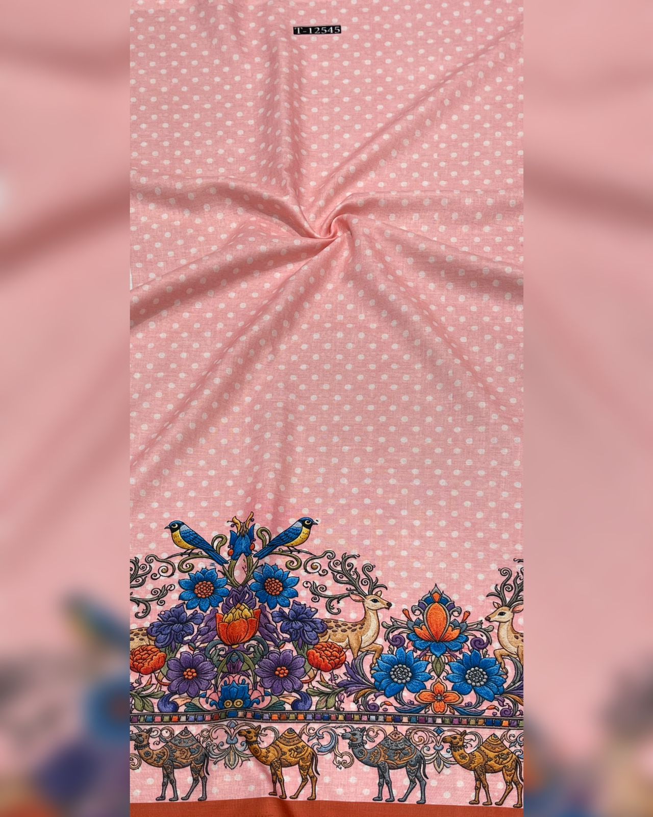 Swiss Linen Embroidery Style Daman Prints