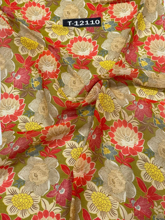 Pure Georgette Floral Digital Prints