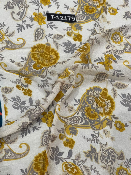 Pure Georgette Floral Digital Prints