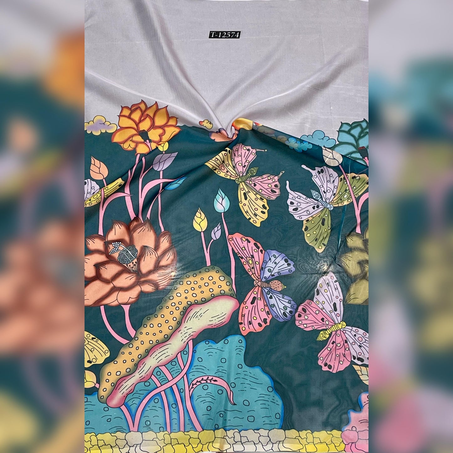 Daman Style Organza Prints