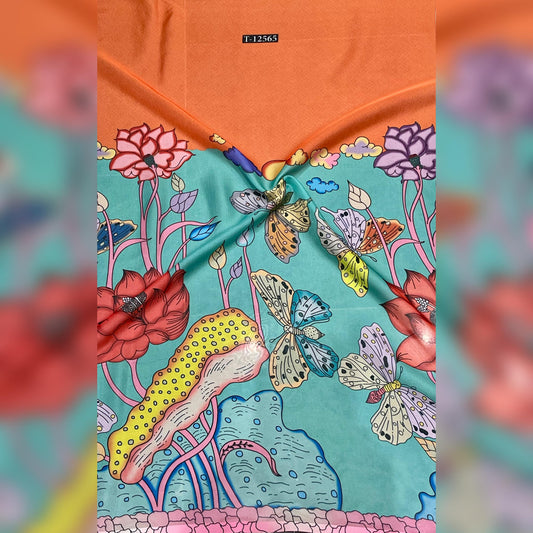 Daman Style Organza Prints