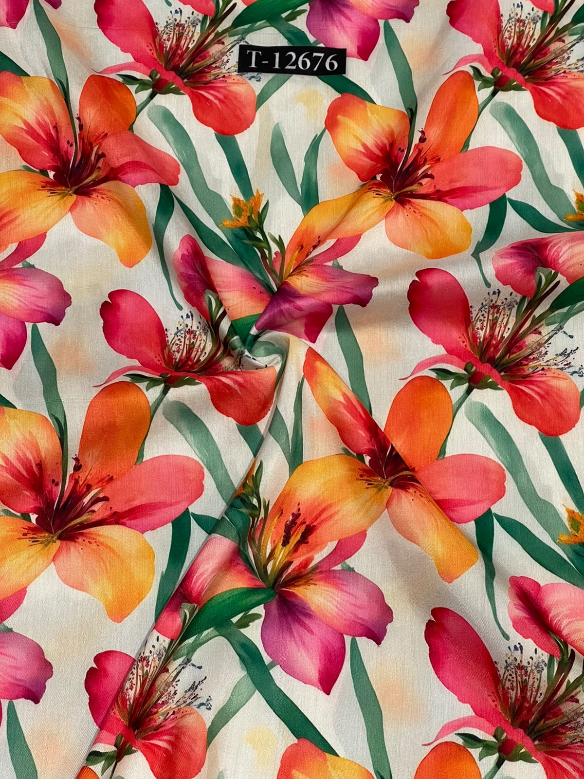 Beautiful Floral Prints On Muslin