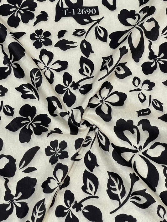 Beautiful Floral Prints On Muslin