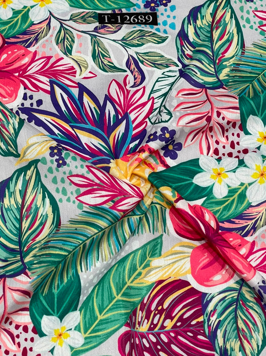 Premium Floral Prints On Muslin