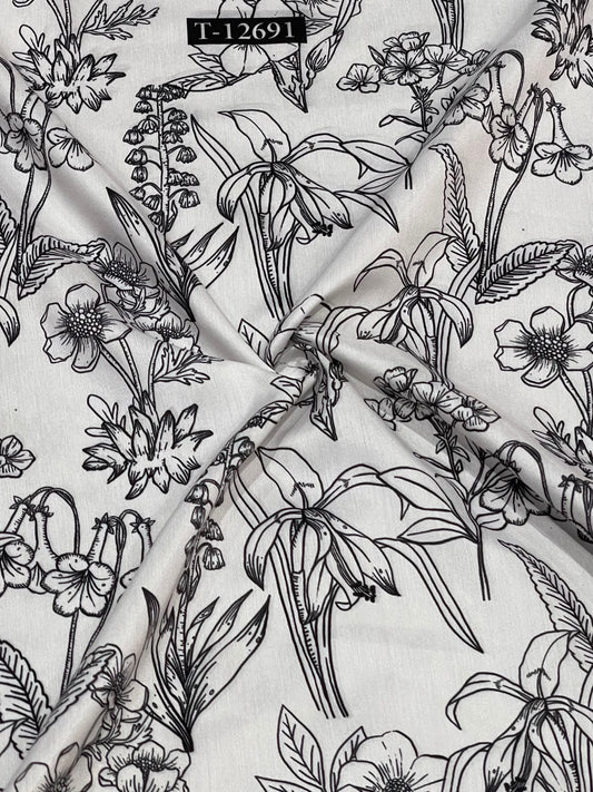 Premium Floral Prints On Muslin