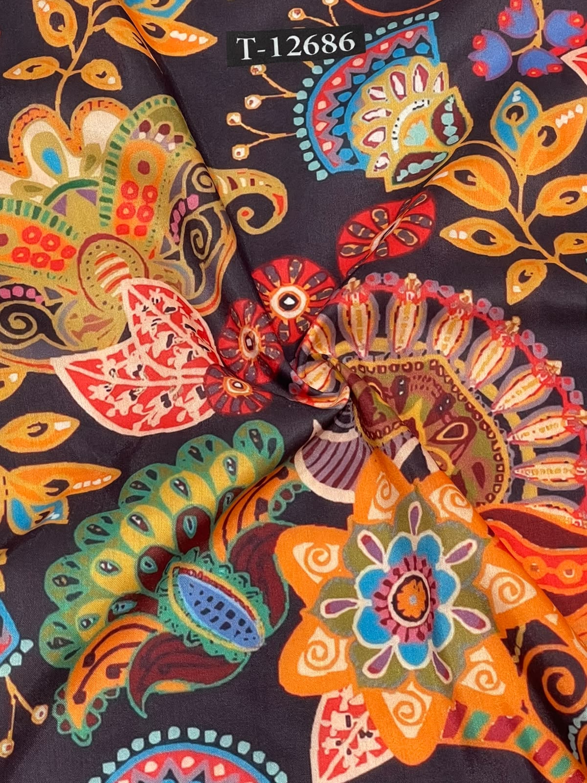 Premium Floral Prints On Muslin